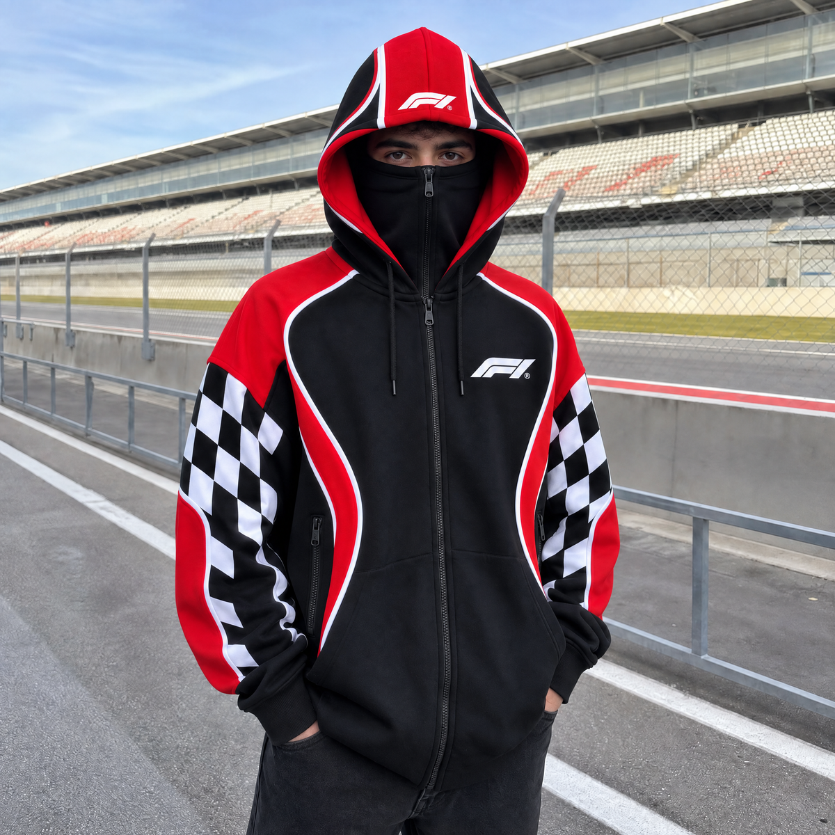 BullZips Masked Racing Hoodie