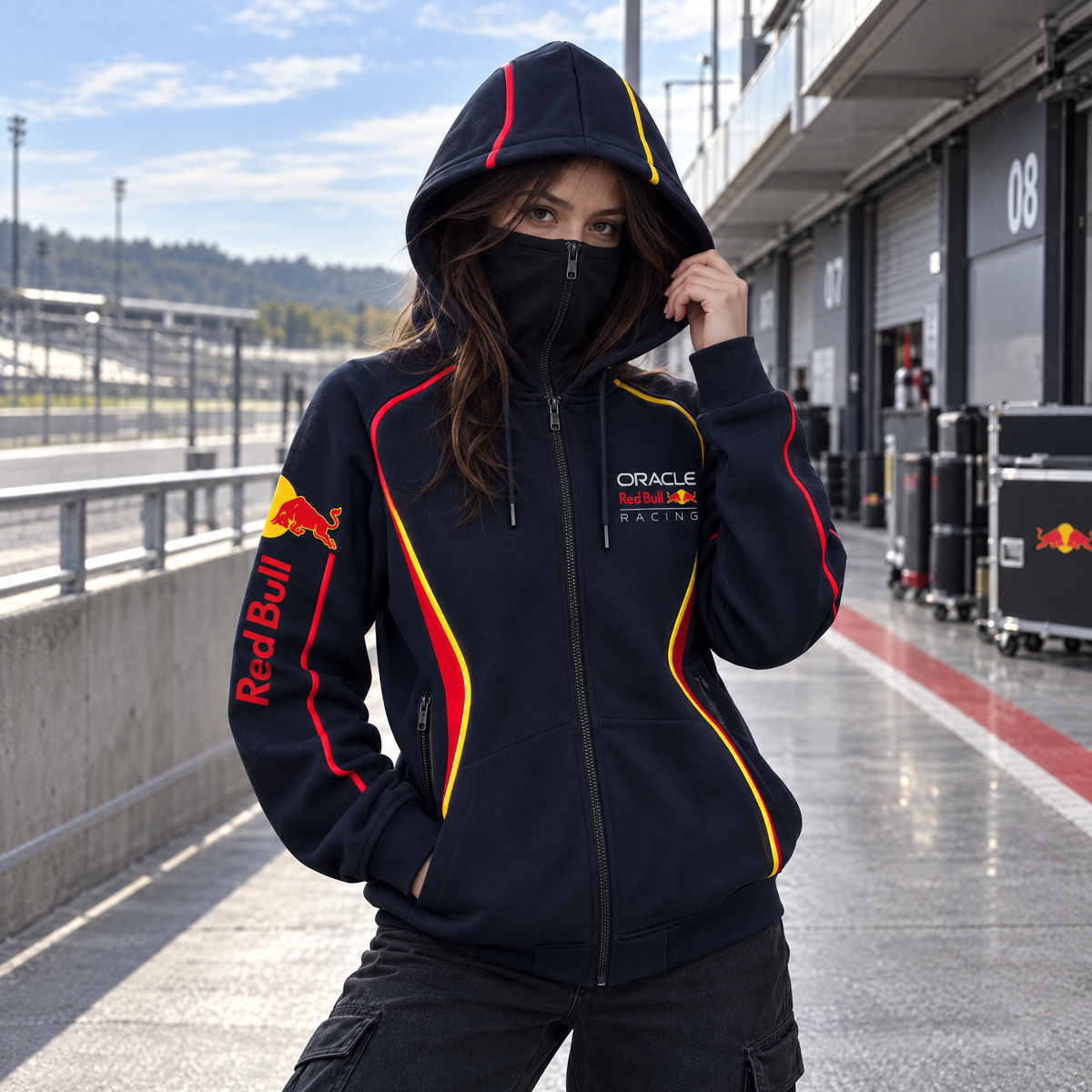 BullZips Masked Racing Hoodie